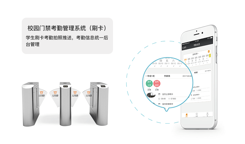 刷卡考勤门禁系统