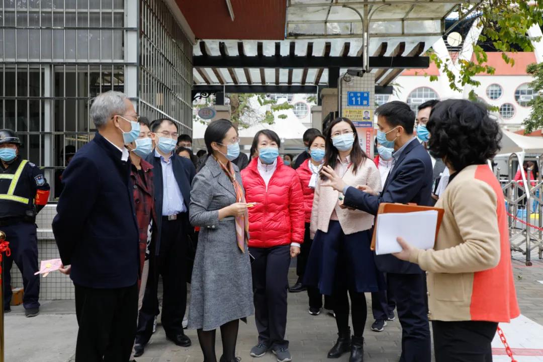 局长陈爽到番禺开展校园安全督导，并提出加装人脸识别系统